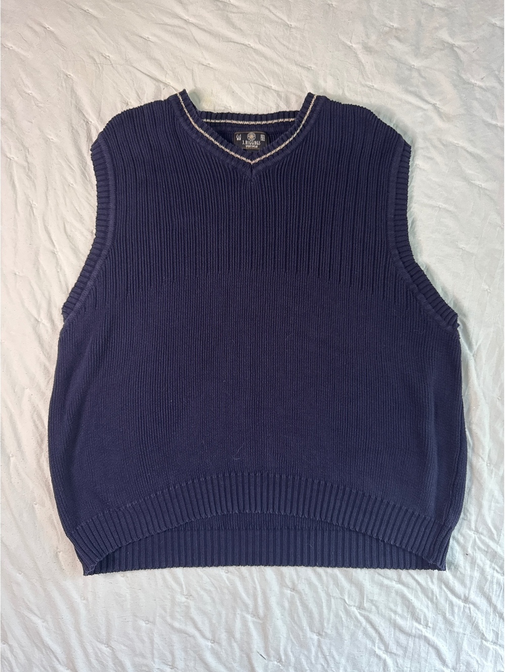 J. Riggings Navy Blue Men's Sweater Vest XL